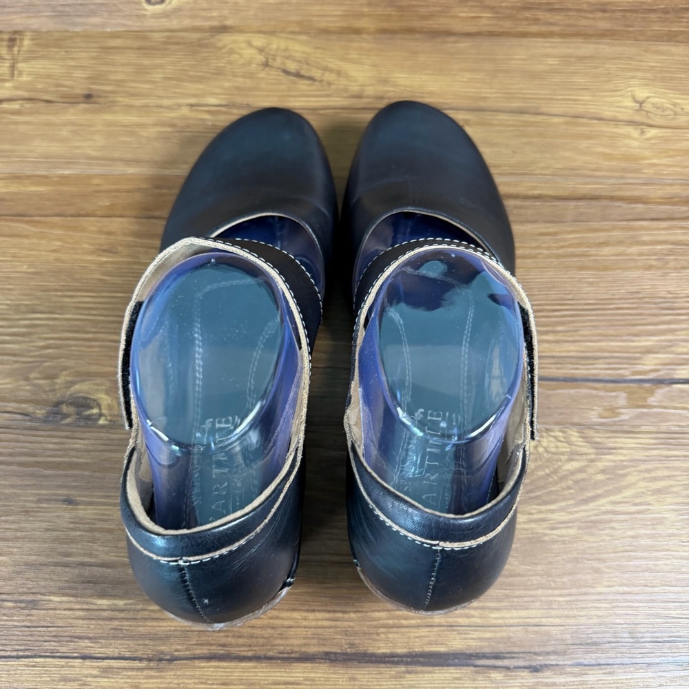 L’Artiste Sprint Step ‘Gloss’ Mary Jane Wedge Shoe Black Women’s Size 9 (40) - Picture 5 of 12